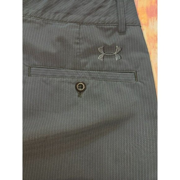Under Armour Mens Performance Pants 34x32 Gray Striped - Picture 6 of 9